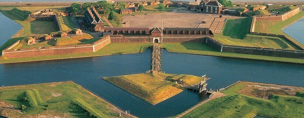 Tilbury Fort aerial view