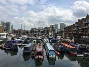 Boats in Limehouse Basin